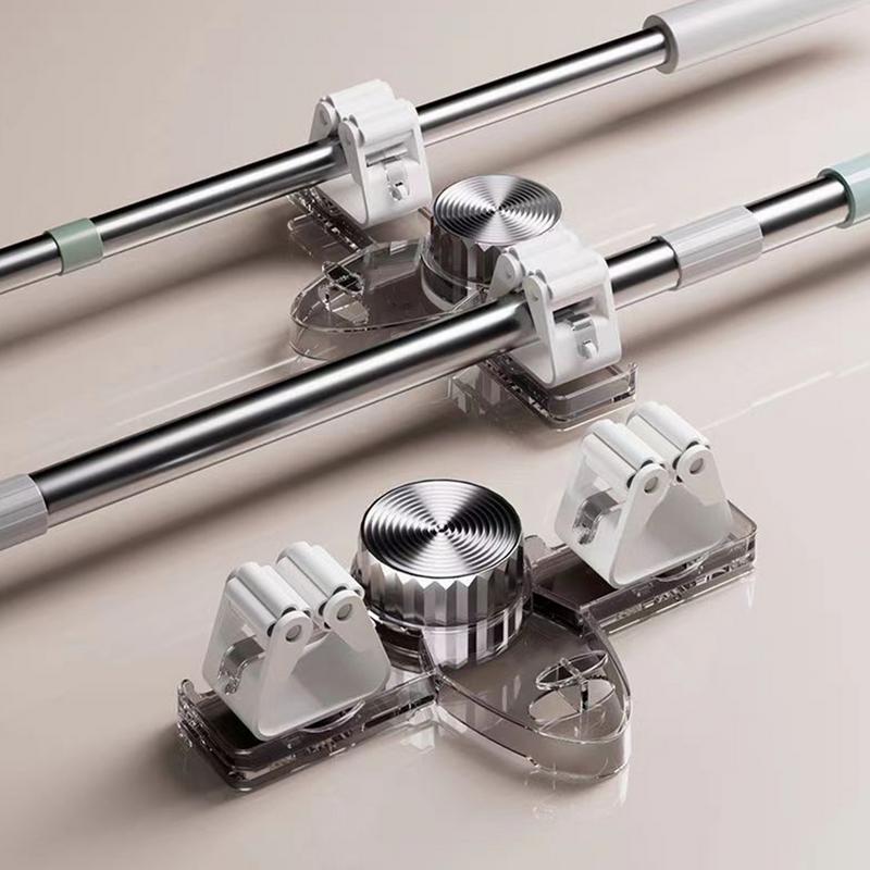 Saugnapf Moppklemmen Haken Wandmontierte Mopphalterung Kehrbürstenhaken Aufbewahrungswerkzeug Organizer Badezimmer Küchenzubehör