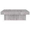 Coffee Table Gray Sonoma 90 x 90 x 28 cm Particleboard