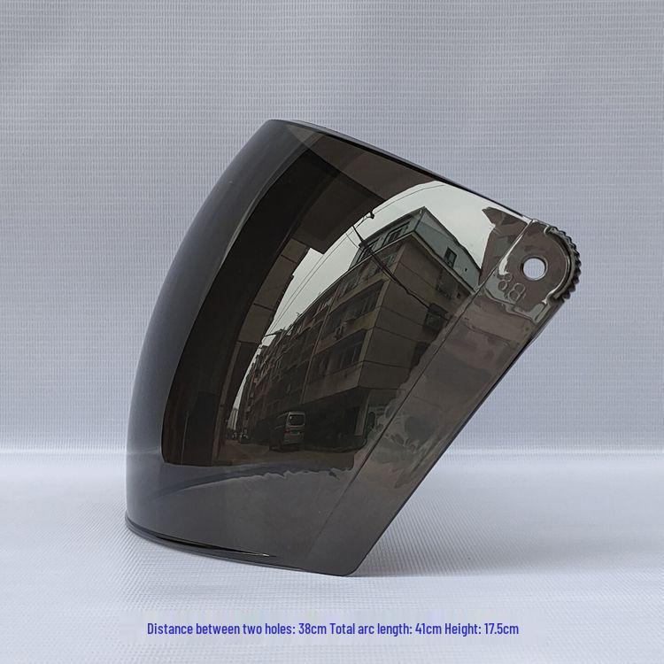Small Hole Visor: Summer & Winter Full Face Helmet Sun & Wind Protection, High Definition Transparent Reinforced Wear-Resistant Shield чая линза