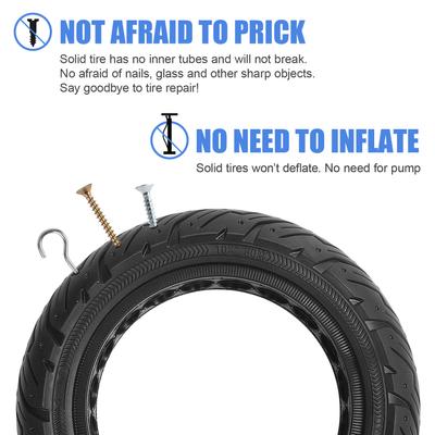 10 X 2.5m Solid Tire High Intensity Rubber Tire With Honeycomb Hole Replacement for Xiaomi Ninebot
