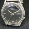 SEIKO 5 AUTOMATIC 7009A JAPAN MENS VINTAGE BLACK COLOR DIAL WATCH a701539-5 R206b-a701539
