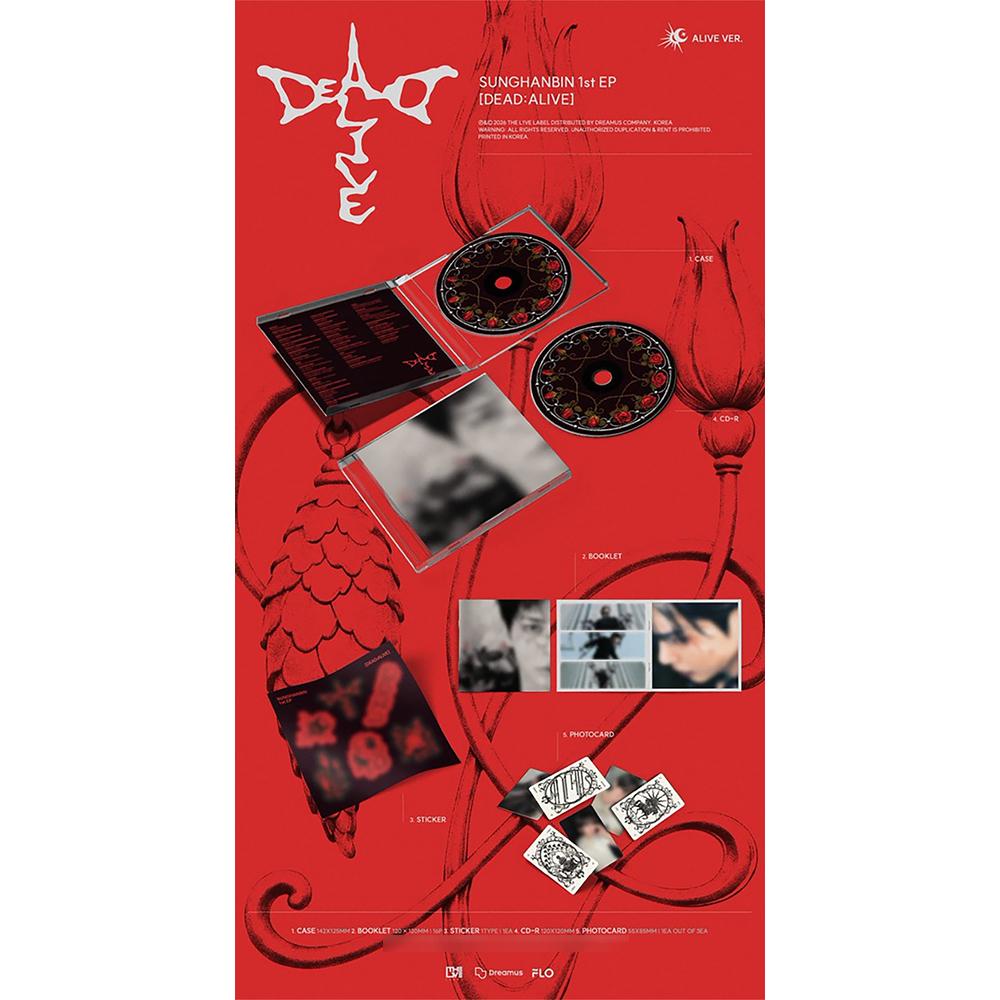 [Pre-order] SUNG HAN BIN - DEAD:ALIVE (Jewel Ver.)