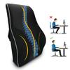 Foldable Slow Rebound Ergonomic Memory Foam Lumbar Pillow Back Support Cushion Waist Pillow for Cars Office Chair