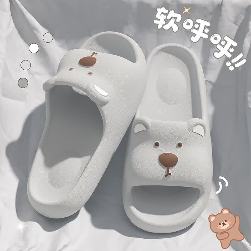 Grace Cute Bear Anti-slip Summer Slippers