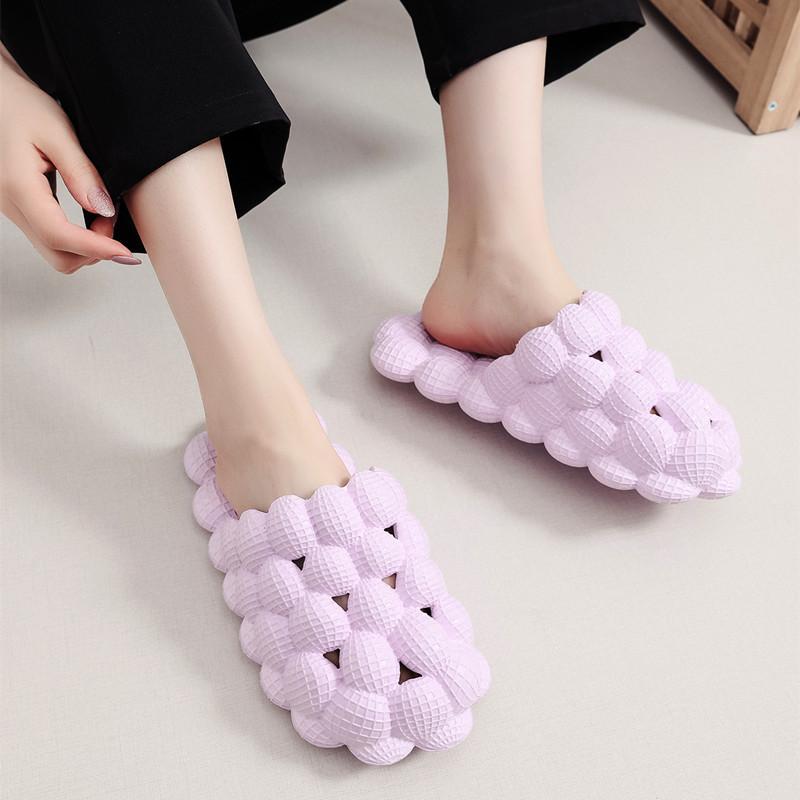 Fashion New Women Bubble Slides Eva Slippers Men Shoes Indoor Home Beach Sandals Outdoor Soft Platform  2024