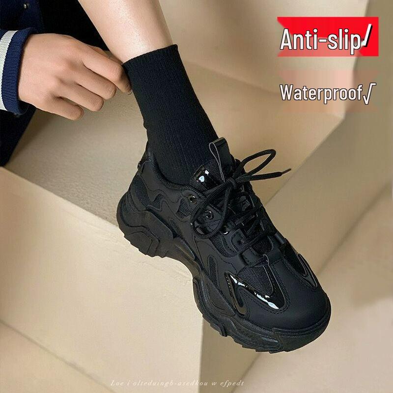 

Women s Non-Slip, Waterproof Sneakers for Long Hours at Work - Soft Sole, Ideal for Spring & Autumn; Black KFC Kitchen Shoes 38 чорний