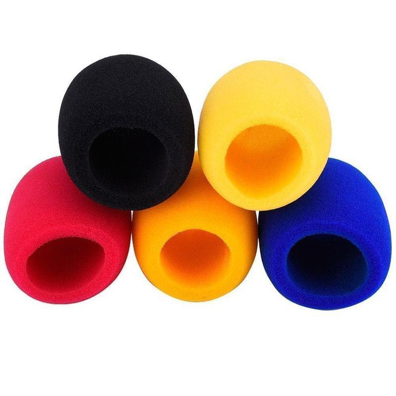

Handheld Stage Microphone Windscreen Foam Mic Cover Karaoke DJ 1pc чорний