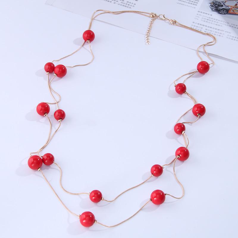 Elegant Double Layer Pearl Necklace for Women