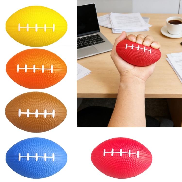 PU Foams Football Grip Stress Ball For Hand Exercise Development And Kids Sensory Stimulation Toy