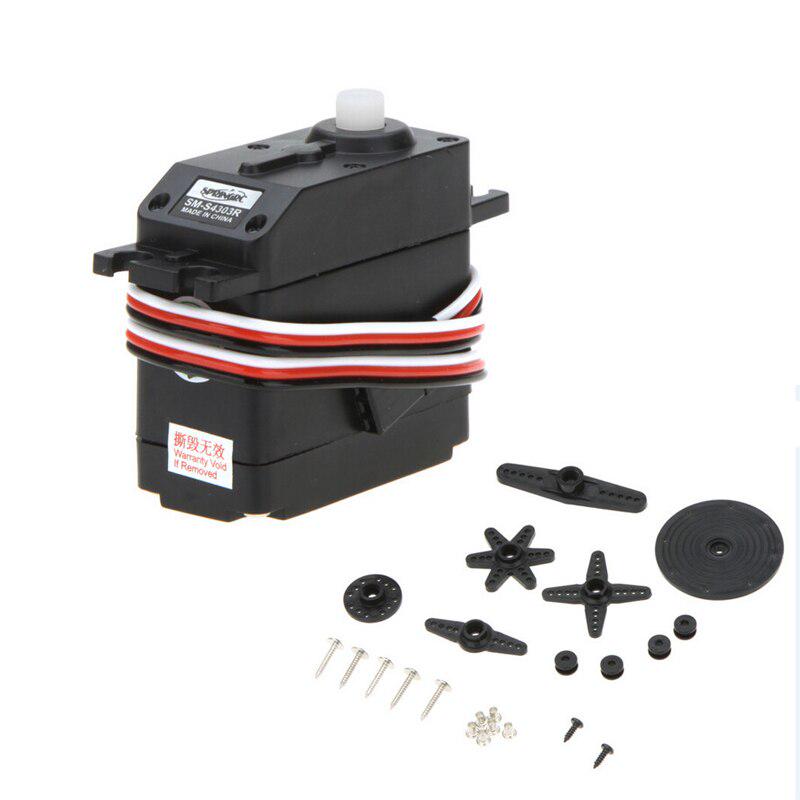 Spring SM-S4303R JR interface 360 Robot Servo Large Continuous Rotation for 25T Futaba Servo Arm