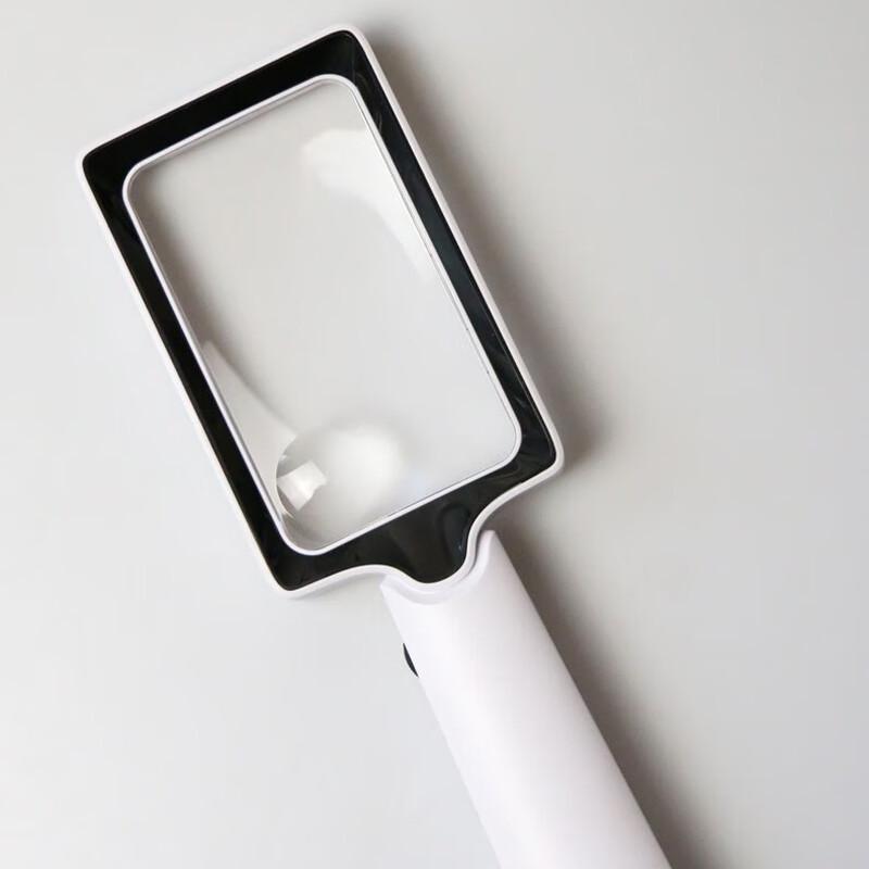 Shili De Handheld Rectangular Magnifier with Dimmable LED Light