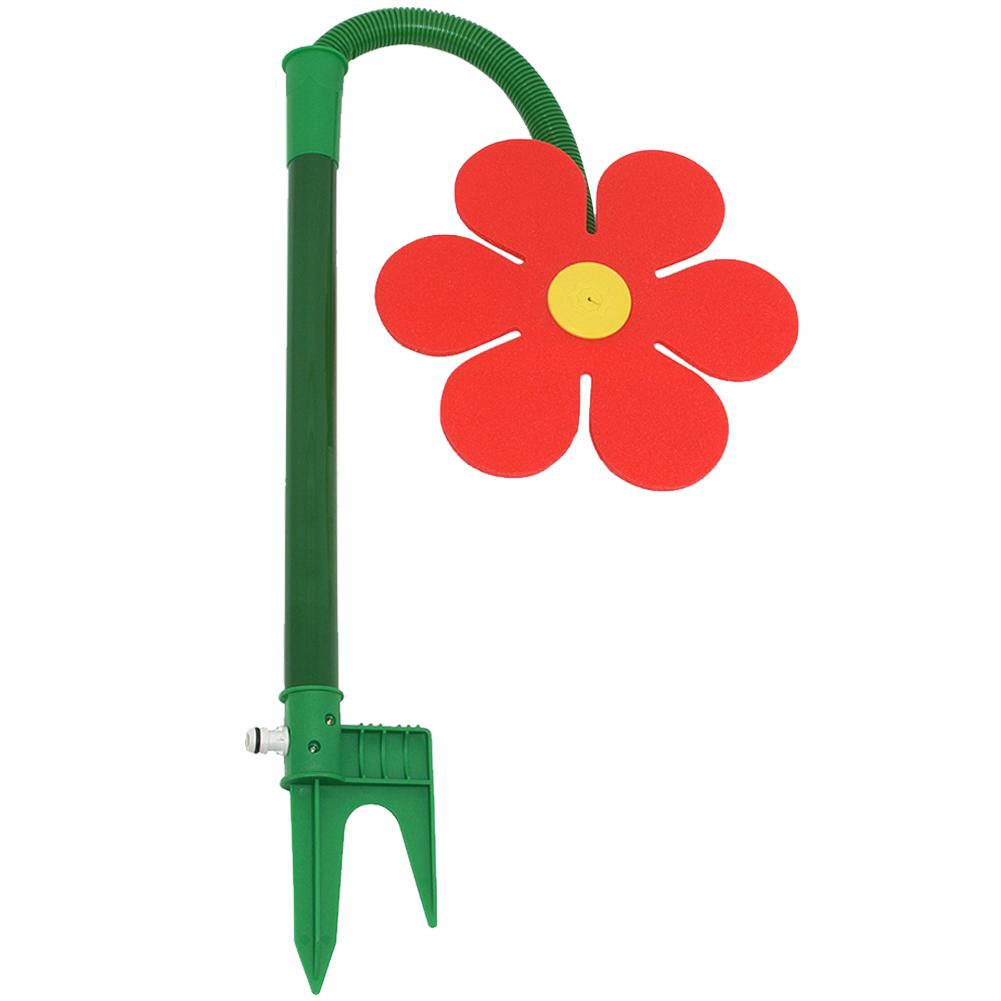 Dancing Sunflower Shape Grass Water Sprinkler 720 Rotating Water Spray Garden Sprinkler for Yard Lawn Watering Garden Decoration