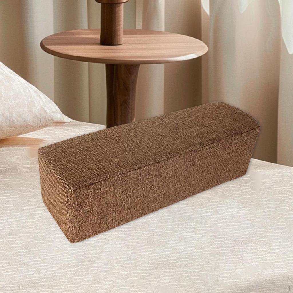 Couch Arm Rest Pillow Armrest Practical Removable Washable Pillowcase Cushion, Elbow Support