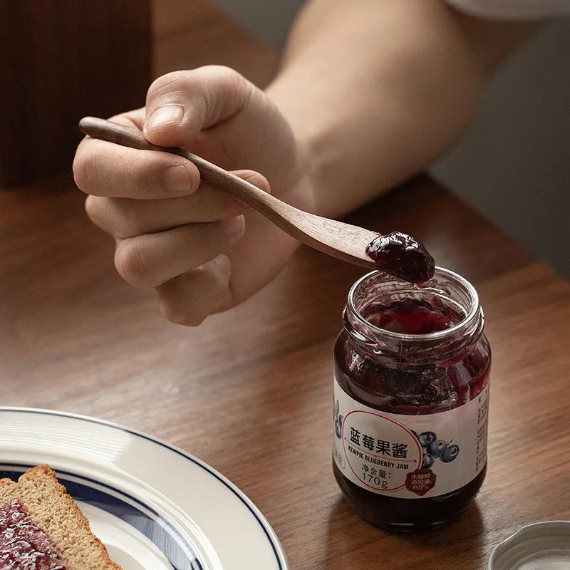 

Japanese-style Solid Wood Jam Knife Butter Knife Natural Bread Cake Knife Smooth Wooden Tableware Kitchen Accessories