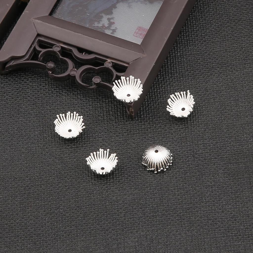 1Pcs Flower Stamen Shape Casting Copper Accessories For Jewelry Making DIY Charm Decoration