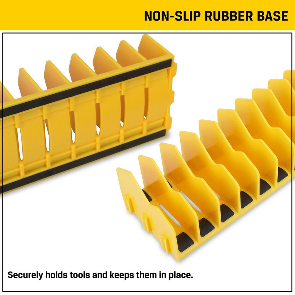 Practical Plier Organizer Rack Holds 10 Slots Pliers Drawer Tool Box Sturdy Pliers Tool Organizer Storage Rack Space-Saving