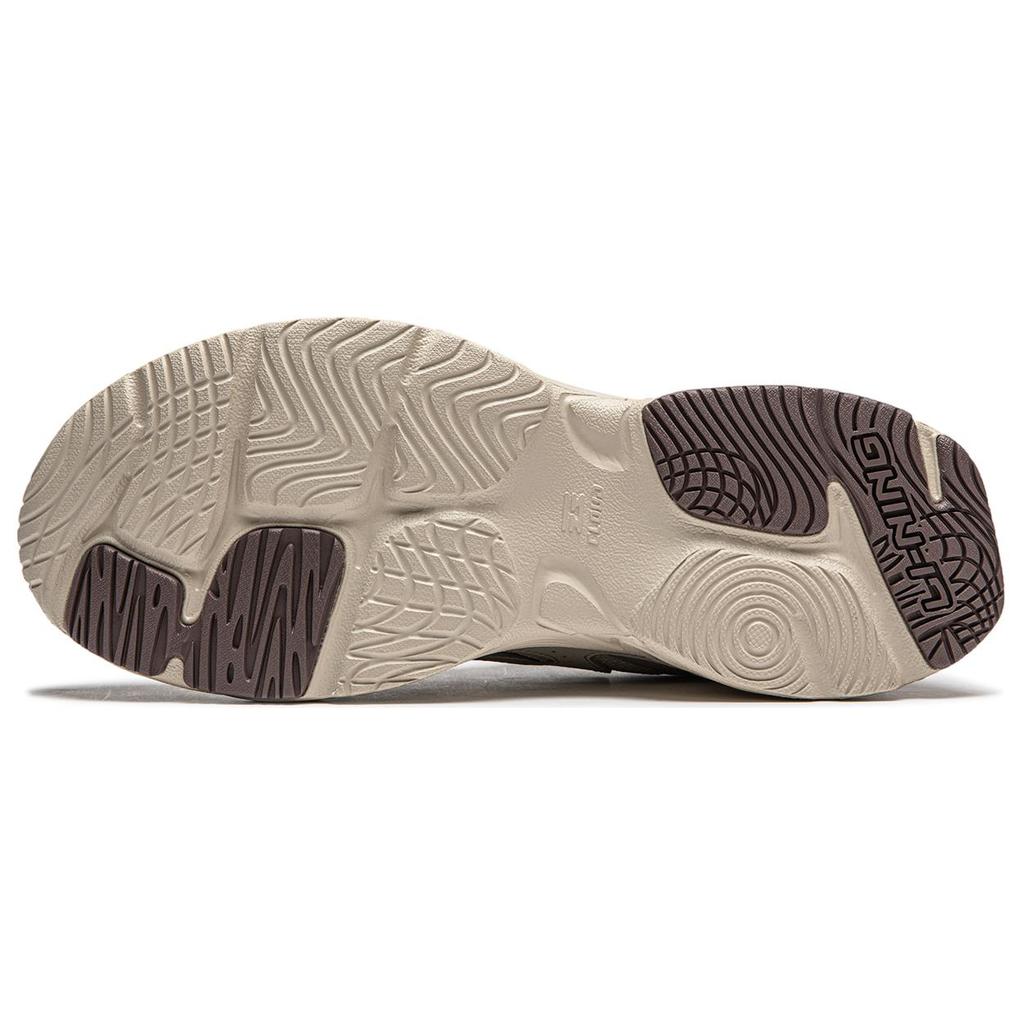 Li Ning Meteor Cushioning Slip Resistant Abrasion Resistant Support Low top Casual Shoes Men's Gray AGCU121-1