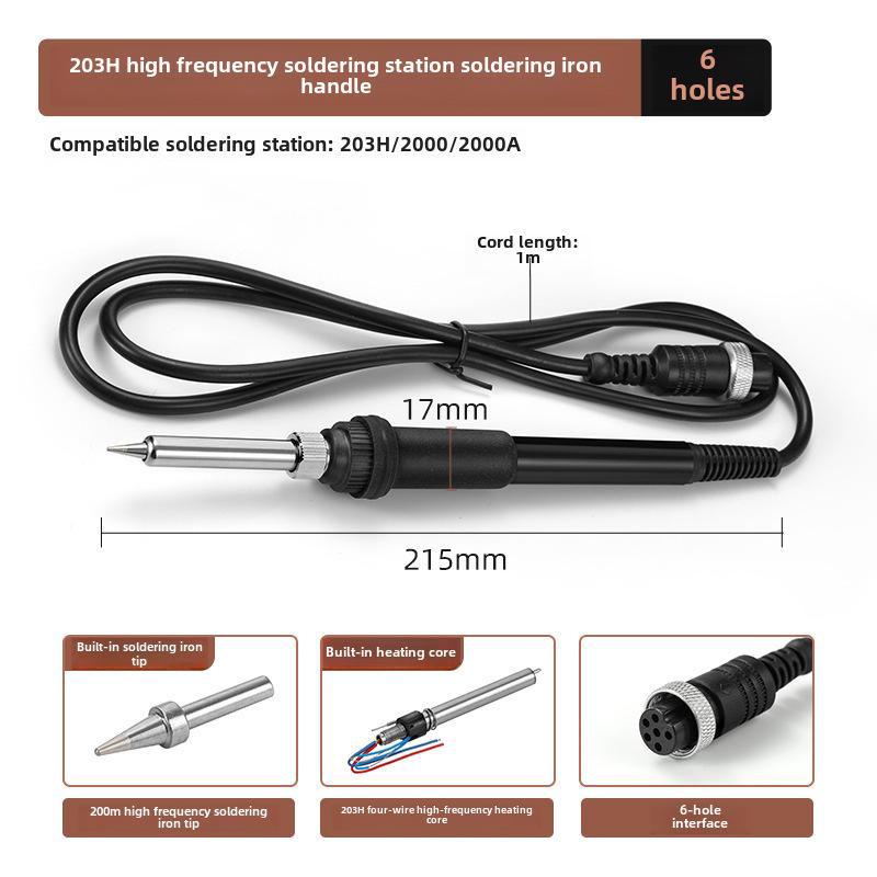 936 Adjustable Temperature Soldering Station Handle with 1321/1322 Metal Heating Core