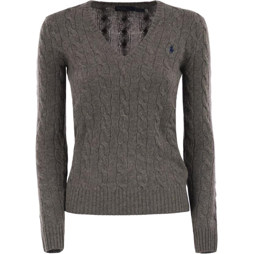 

Polo Ralph Lauren Embroidered Pony V-Neck Long Sleeve Sweater Women sweater 211971866-500 M