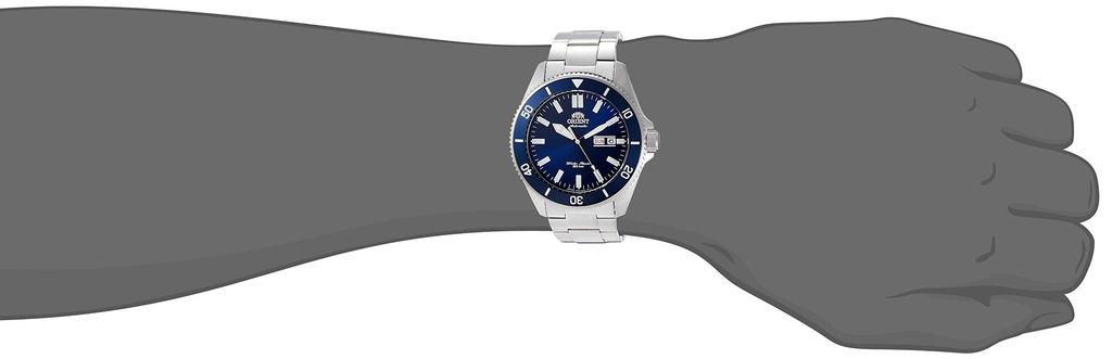 Orient Mako Automatic Diving with Japanese Warranty Watch, Men's Navy, RN-AA0007L, Manufacturer's