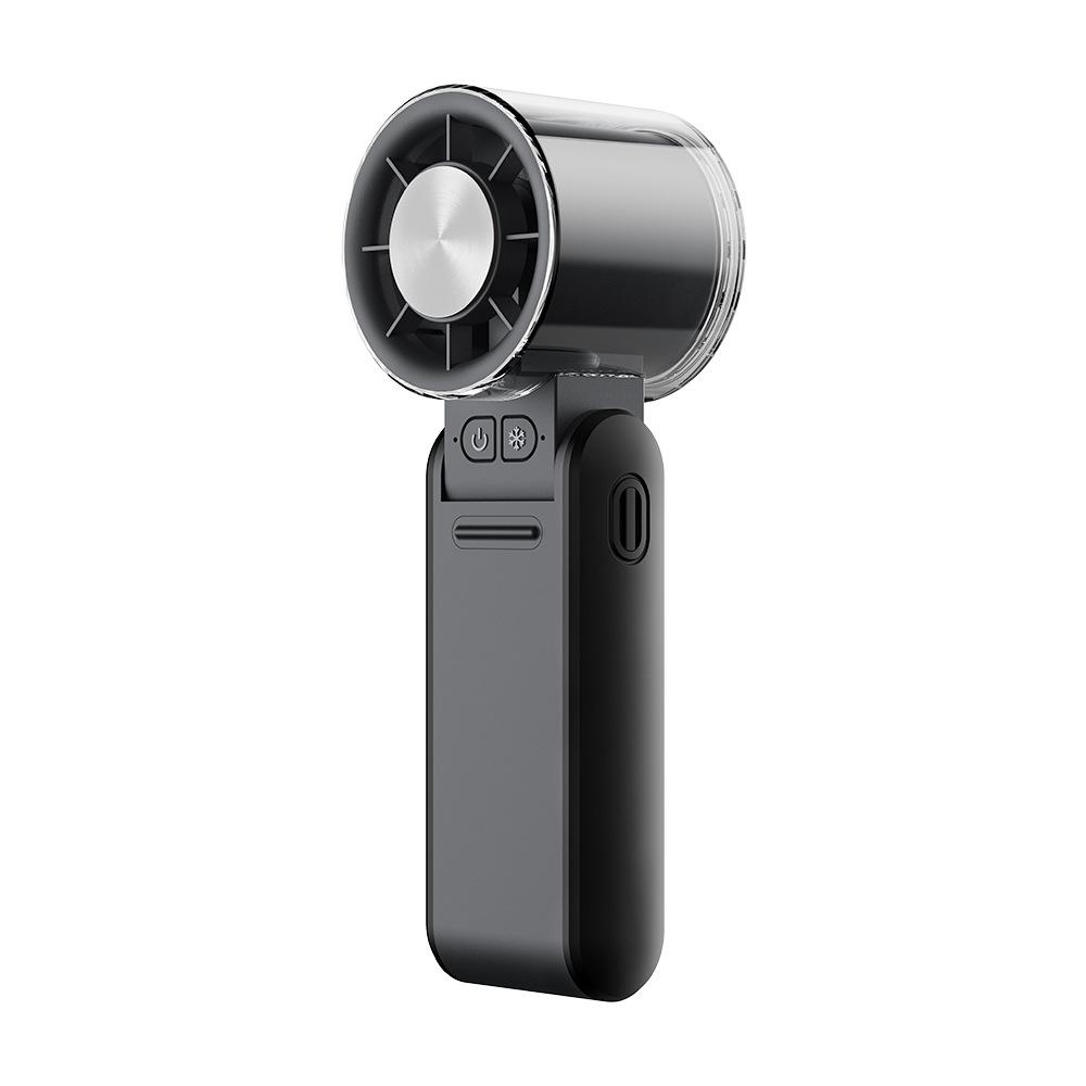 Portable High-Speed Mini Handheld Fan with Ice Pack and Foldable Design