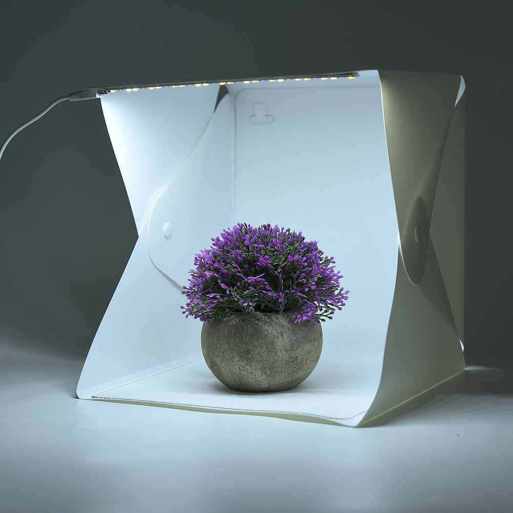 Mini Folding Light Room LED Photo Studio Photography Lighting Tent Box with 6 Backdrops