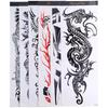6PCS Temporary Tattoo Sticker Waterproof Full Arm Temporary Tattoos for Arms and Legs
