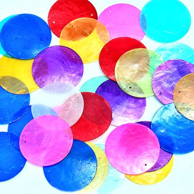 5cm Bulk Transparent Natural Sea Shell Charms Pendants Handmade Jewelry DIY Lampshades Art Craft Projects Wedding Backdrop Decor