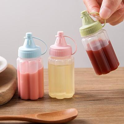 Mini Botes de Plástico para Salsas con Dispensador, Caja para Condimentos con Forma de Garra de Gato, Contenedores para Condimentos, Aderezos, Vinagretas para Ensalada, para Barbacoa al Aire Libre, Camping