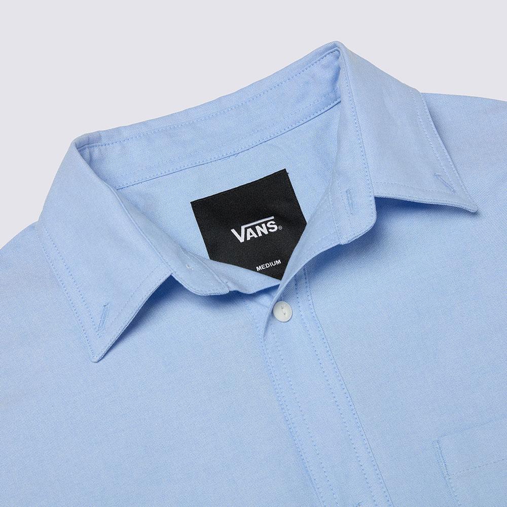 Vans Tdc Collection Street Smart Series Simple Comfortable Soft Skin-Friendly Long Sleeve Shirt Unisex Shirts Blue VN000P04F221