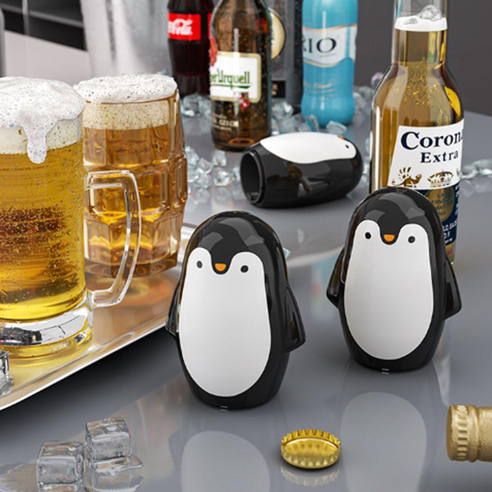 Labor-saving Penguin Bottle Opener Automatic Soda Cap Opener Magnetic Beer Bottle Opener  Party