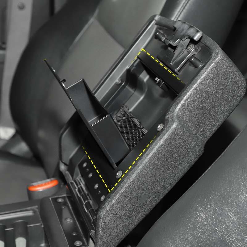 Car Armrest Storage Box Organizer ABS Plastic Container For Jeep Grand Cherokee 2007-2010 Interior Stowing Tidying Accessories