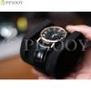 PPIOOY Watch Storage Case for Travel, Hard Cover Protection, with Custom Sponge Pillow, Compatible with Small and Large Watches, Diver's Watches,