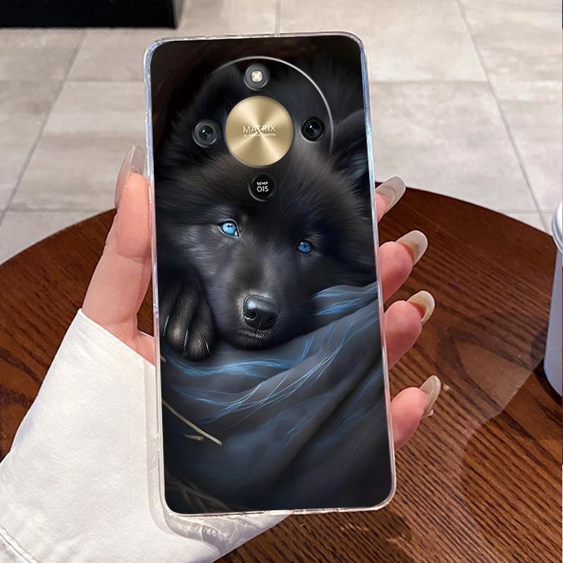 For Honor X9d 2025 Case Clear Luxury Cute Love Rabbit Funny TPU Soft Silicone Phone Case For Honor X9d 5G Transparent Back Cover