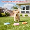 Donut Dog Toy, 3 Pack Puppy Squeaky Toys for Dogs, Dog Donut Toy Set with Blue, Pink and Brown Colors, Chew Resistant Dog Toy Donut for Small and