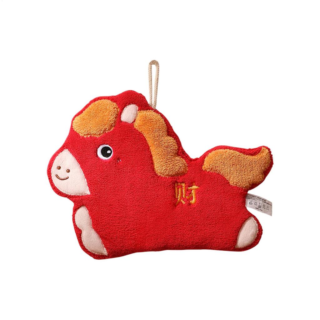 Hand Towel Absorbent Hanging Towel For Wiping Hands Year of horse 2026 Hand Towel Festival Decor for Bathroom Wipe Towel