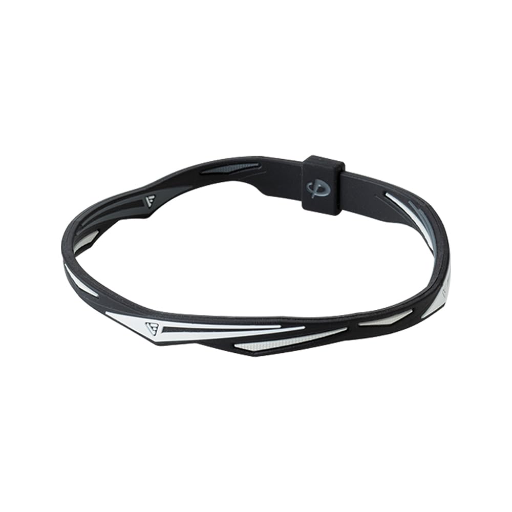 phiten RAKUWA Anklet EXTREME Twist Black 23cm [Made with Phiten's Advanced Metax Technology]