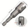 Natural Slotted Butterfly Hole Socket Wrench 65mm Hexagonal Handle Electric Screwdriver Wing Nut Socket Tool