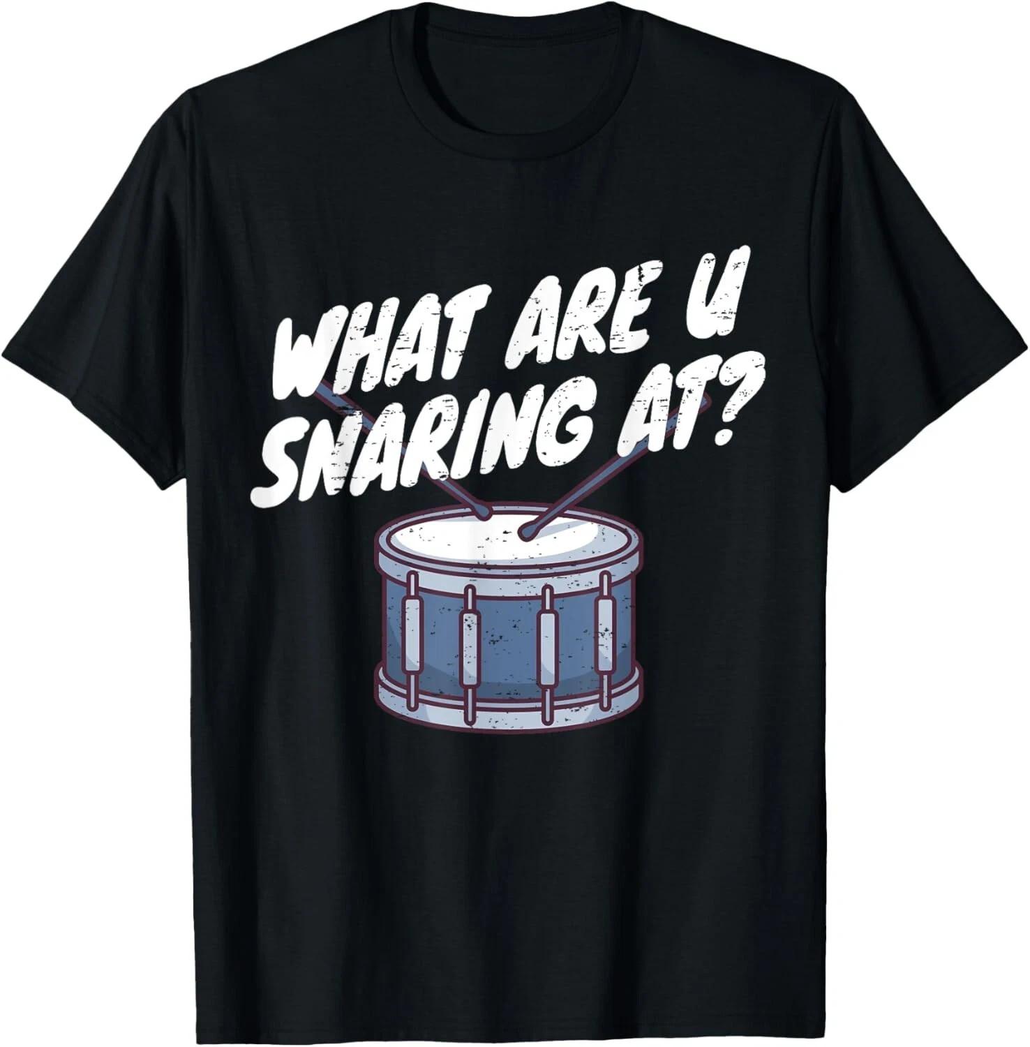 HOT! Funny Drummer I Snare Drum Unisex T-Shirt XL