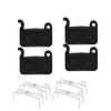 4 Sets Resin Semi-metal Bicycle Disc Brake Pads Black Bike Brake Pad Set Disc Brake Pads  Bike Brake