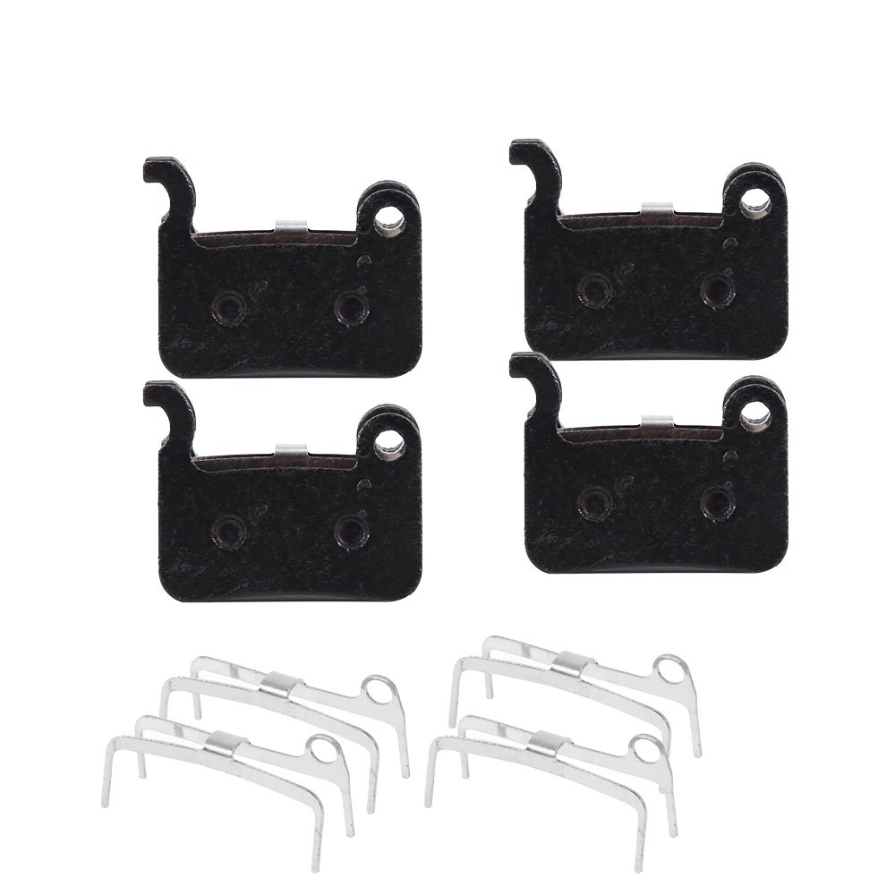 4 Sets Resin Semi-metal Bicycle Disc Brake Pads Black Bike Brake Pad Set Disc Brake Pads  Bike Brake