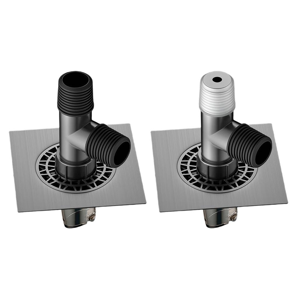 Washing Machine Floor Drain Connector AntiOverflow Laundry Machine Floor Drain Adapter Bathroom Pipe Sewer Connector