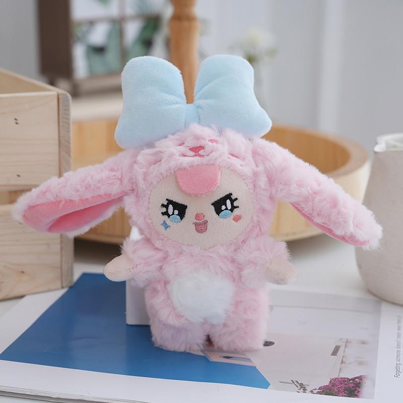 Bunny Plush Enchanting Keychain Doll Dreamy Cute Soft Toy Vibrant Colors 18cm