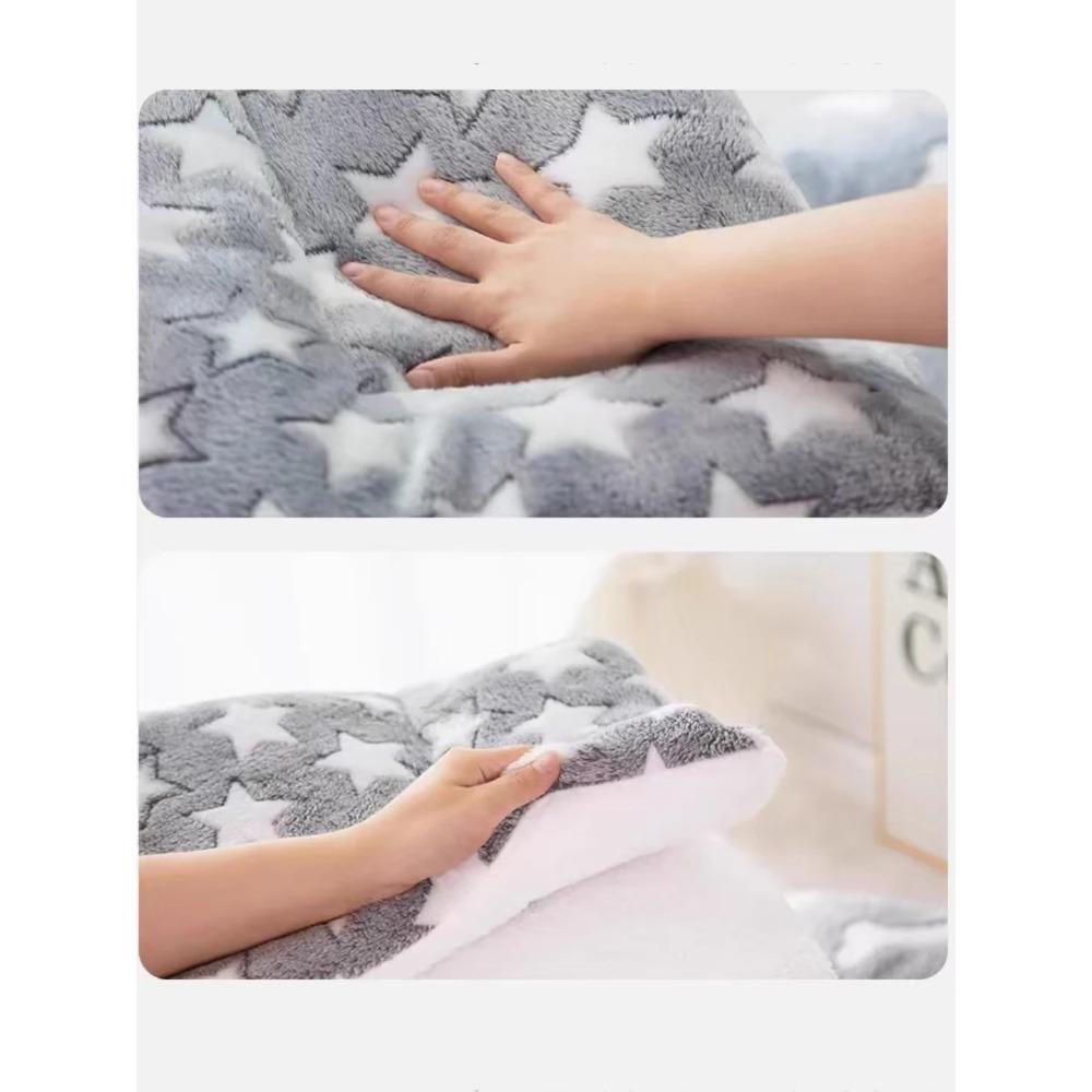 Soft Cat Bed Mats Short Plush Pet Sleeping Bed Mats for Cats Small Dogs Cute Pet Pad Blanket Warm Kitten Cushion Cat Accessories