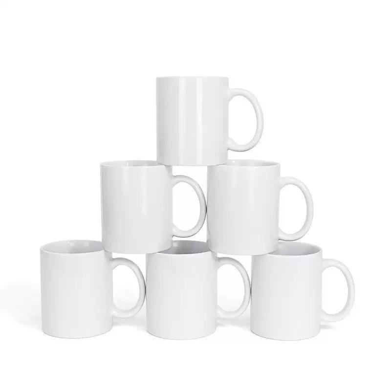 Ceramic Heat Transfer Logo Mug for Sublimation Advertising
