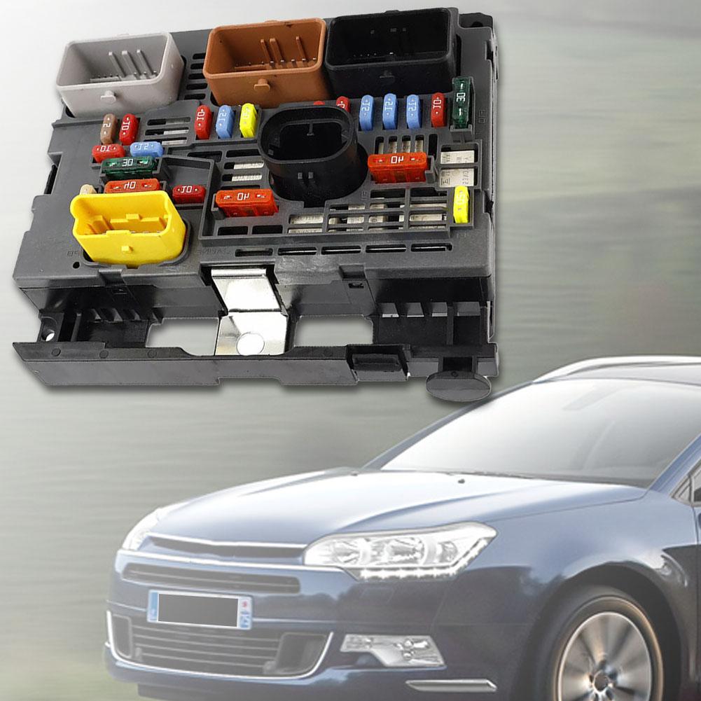 9809742780 9664705980 9675877980 Fuse Box Unit Assembly Under Bonnet BSM R02=R19 for Citreon C5 C4 Peugrot