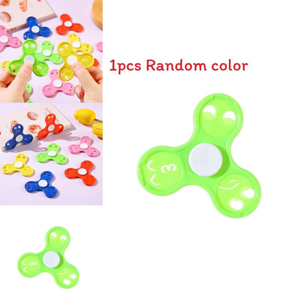 Creative Expression Bearingless Plastic Fingertip Gyroscope Children Toy For Stress Relief And Focus