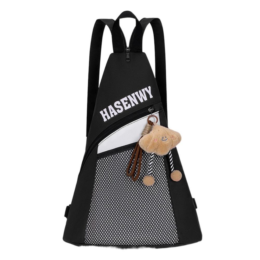 Multifunctional Triangular Backpack Large Capacity Single Daypack Cute Crossbody Bag  Girls