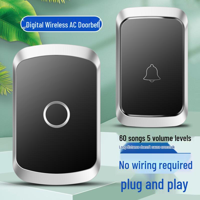 Wireless Waterproof Doorbell with Ultra-Long Range and Smart Elderly Call Button