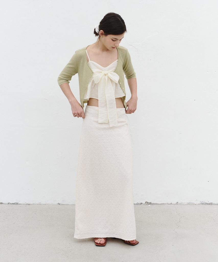 Bikomelli Sharon Lace Maxi Skirt_Ivory